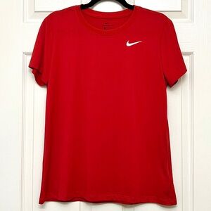 Women’s Nike Dri-Fit Red Shirt Size L